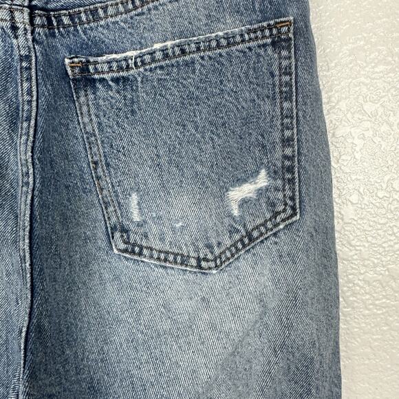 Pistola Jeans Women Size 26 Cassie Crop Button Fly Distressed Ankle Boho - Picture 8 of 12